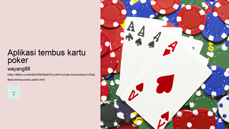 aplikasi tembus kartu poker